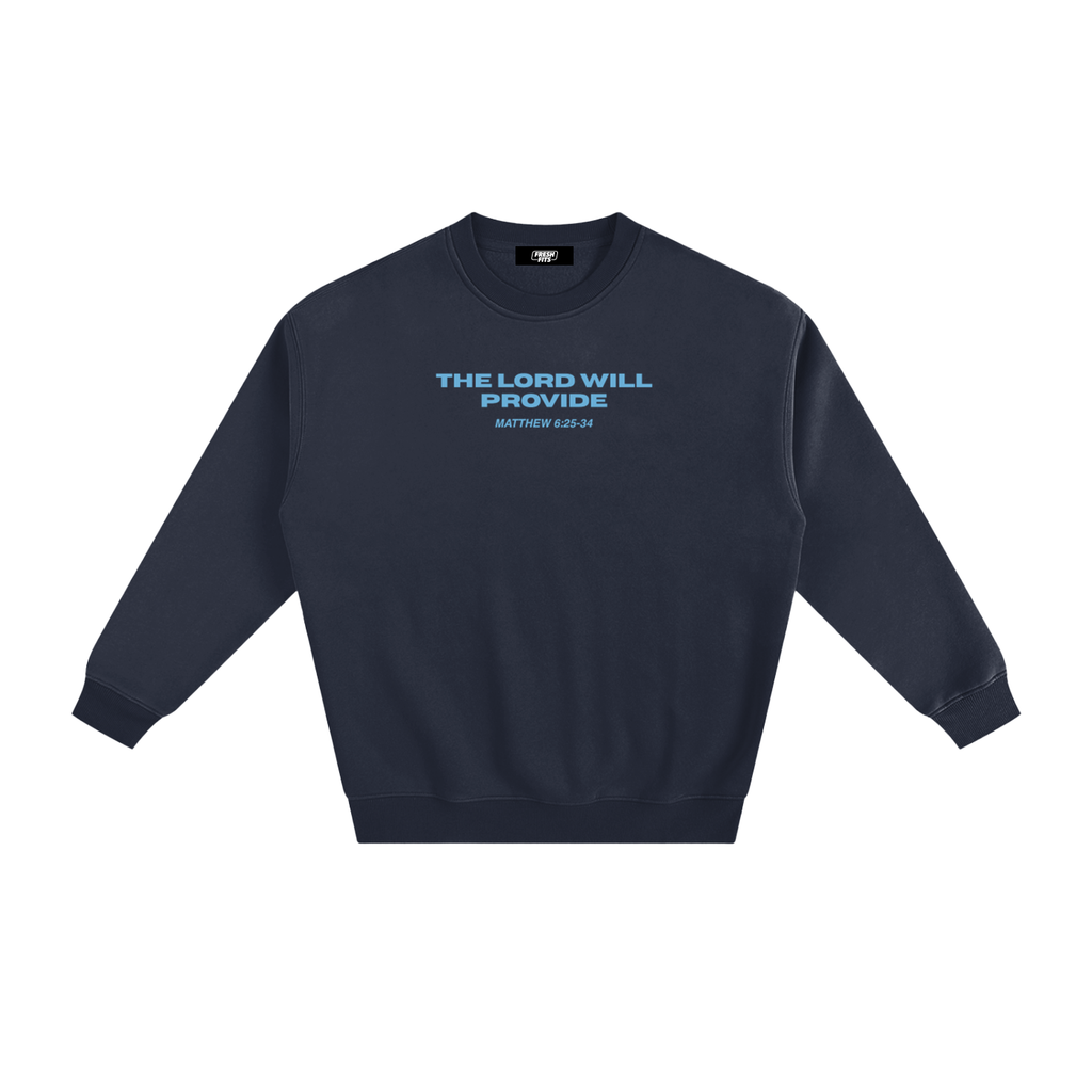 The Lord Will Provide Fleece Crewneck
