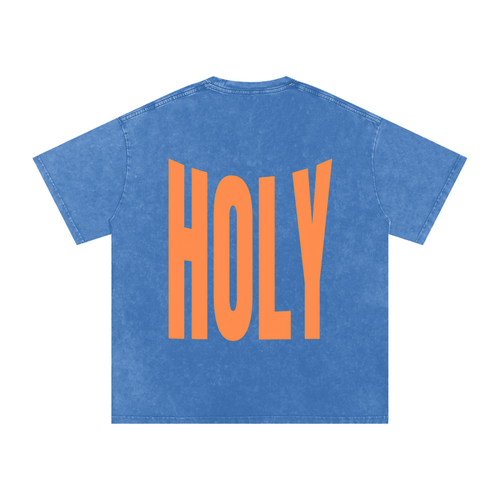 HOLY | Snow Washed Oversized Cotton T-Shirt